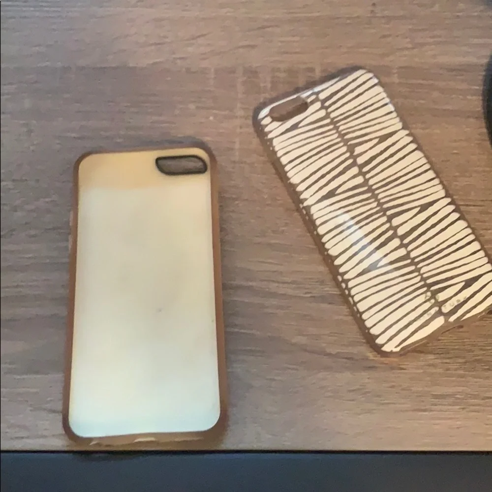 Akna/Trina Turk iPhone 6/6S Silicone Phone Case Set of Two Zebra Floral Print